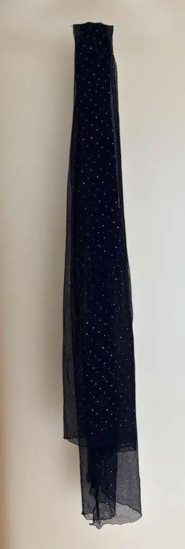 HANAE MORI 쉬폰 롱 스카프 / 시스루