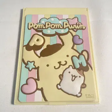 96년 11월 산리오 SANRIO 폼폼푸딩 접이식 탁상 거울