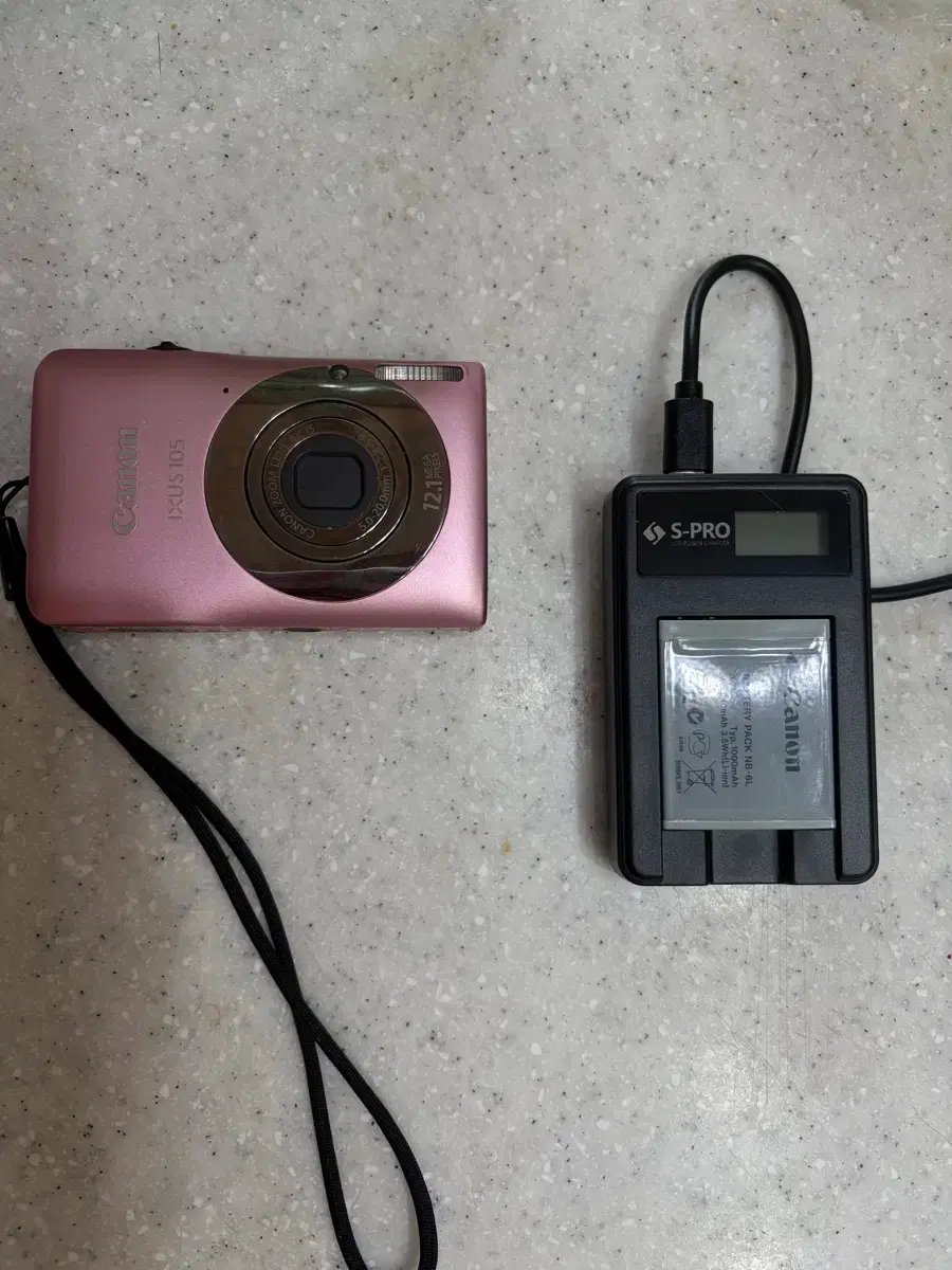 CANON 캐논 Canon IXUS 105 Pink Vintage Digital Camera #캐논 - Main Image