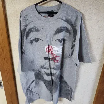 마키아벨리 XXL 그레이 T셔츠 2Pac 디자인