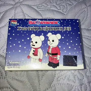 새상품 미개봉 베어브릭 TWIN BE@RBRICK 세트 크리스마스