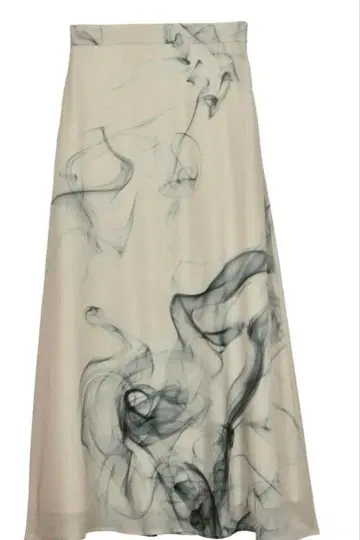[ AMERI ] CURL OF SMOKE FLARE SKIRT