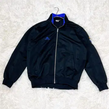 카파 Kappa 트랙 자켓 저리 자수 로고 블랙 L 빈티지