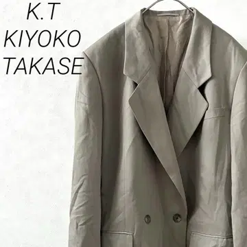 K.T KIYOKO TAKASE 테일러드 자켓 더블 울 혼방