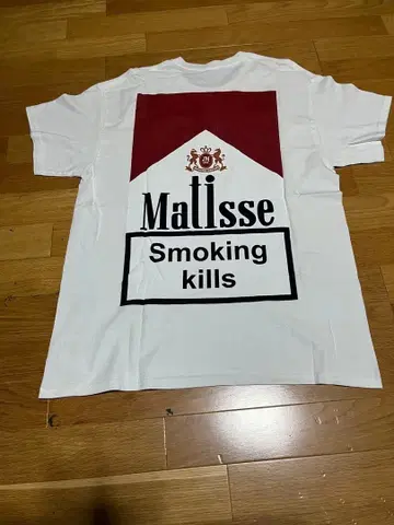 Matisse Smoking kills 티셔츠 화이트
