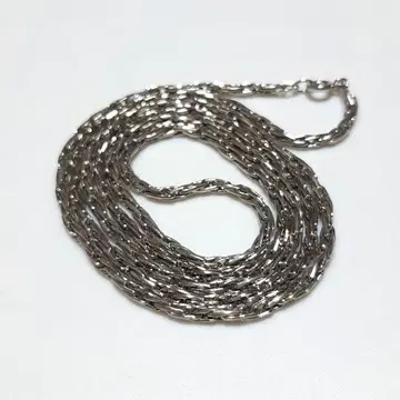 n1 체인 목걸이 롱 은색 실버 컬러 액세서리