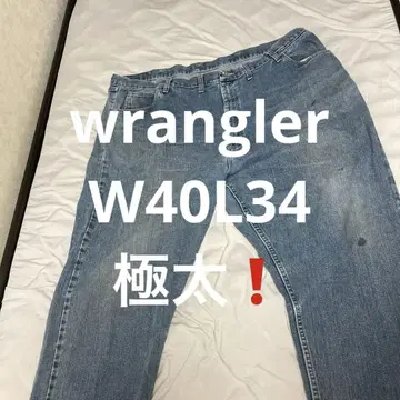 wrangler 데님 W40L36 초와이드