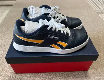 리복 스니커즈 네이비/오렌지 26cm