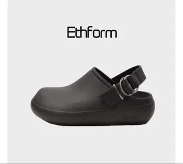 Ethform Terre Toru 사보 샌들 블랙