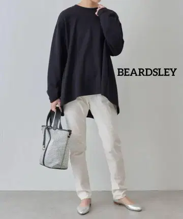BEARDSLEY 뒷면 펄 도트 버튼 컷앤소
