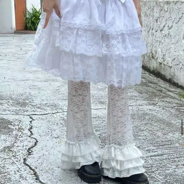 raspberry pie baby rose lace frill pants