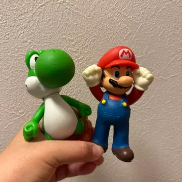 슈퍼 마리오 DX 소프트 비닐 피규어 3 마리오 슈퍼 마리오 요시
