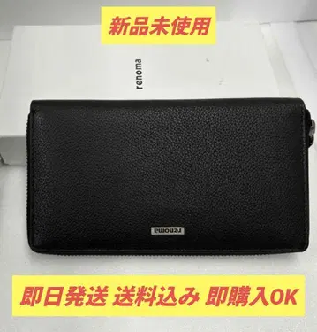 renoma 장지갑 라운드 지퍼 블랙 미사용 새상품 즉시 구매 OK