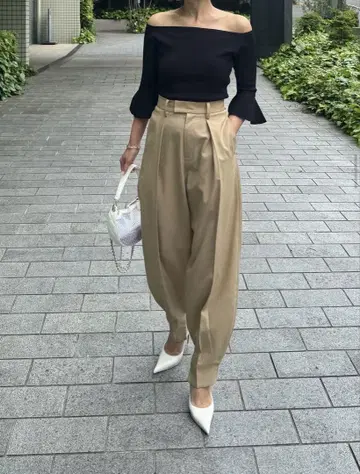 시뉴 cygne 팬츠 베이지