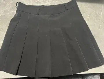 ZARA 블랙 플리츠 스커트 XS