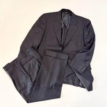 GIANFRANCO FERRE 비즈니스 정장 스트라이프 네이비 AB3
