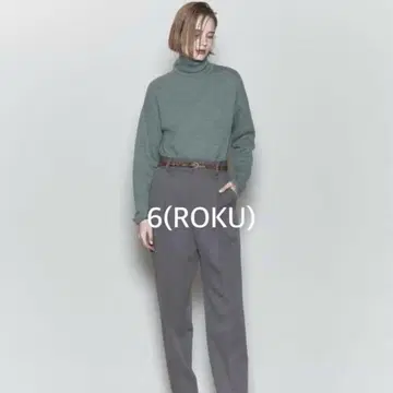 6(ROKU) TURTLE NECK KNIT