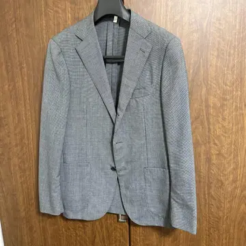 UNITED ARROWS 그레이 체크 비즈니스 자켓