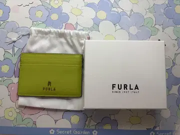 [미사용 새상품] FURLA 카드 케이스 재즈 그린