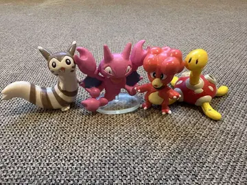 TOMY 포켓몬 몬코레 오오타치 라이거 츠보츠보 부비 4체 초기