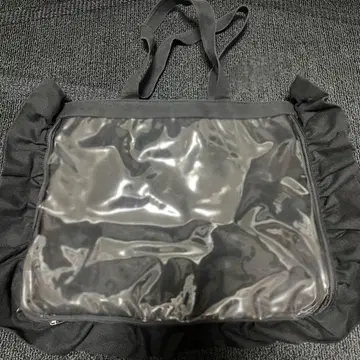 자카마트 프릴 토트 이타백 A3 블랙