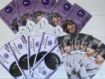 BTS 정국 V 머니 포토 티켓 포토그레이 15장 한국 제작자