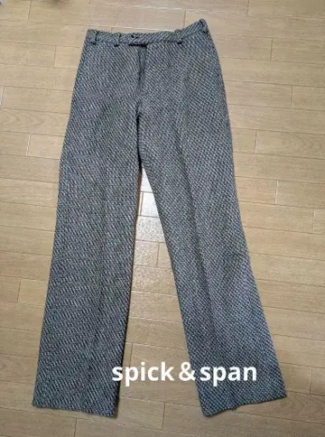 SPICK & SPAN 헤링본 무늬 슬랙스 양쪽 옆 & 백 포켓