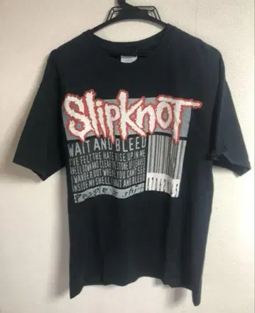 SLIPKNOT WAIT AND BLEED T셔츠 L