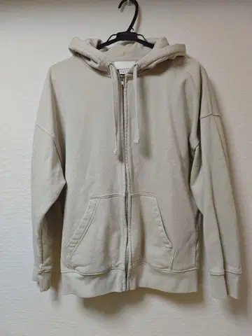 베이지 오버 사이즈 후드티 L 사이즈 H&M