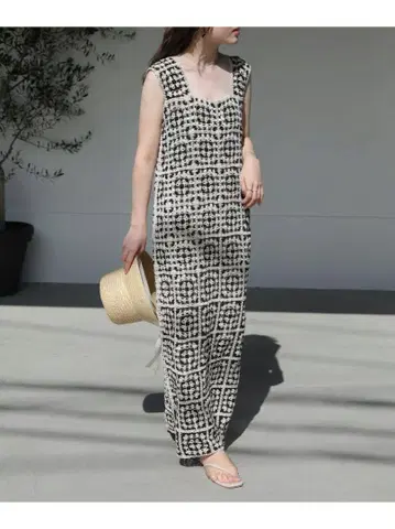 W261 Bab 바브 크로셰 롱 원피스