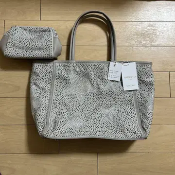 GUSCIO 그레이 토트백 파우치 포함