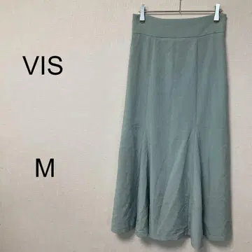 VIS 플레어 스커트 [ M ] 안감 있음 무지 고급