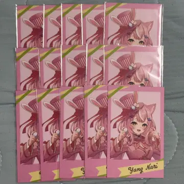 양 나리 폴라로이드풍 카드 부활절