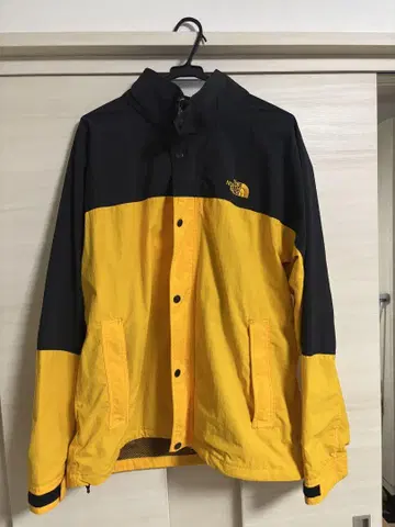 THE NORTH FACE 하이드레나 윈드 자켓 L 블랙/노랑