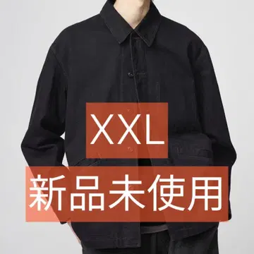 XXL 미사용 새상품 오버 사이즈 컬러 데님 자켓 유니클로 U 블랙