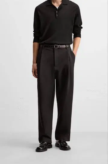 ZARA 릴랙스핏 플리츠 팬츠 와이드 슬랙스