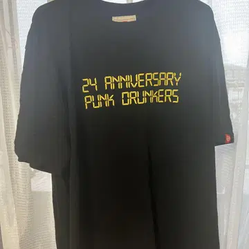 PUNK DRUNKERS (펑크 드렁커스) 24주년 TEE 블랙