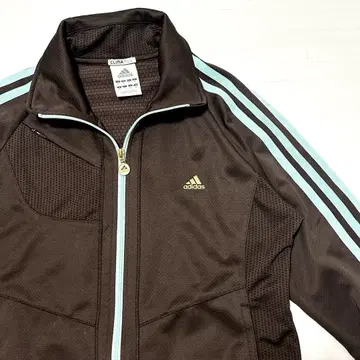 00s 아디다스 트랙 자켓 저리 여성용 브라운