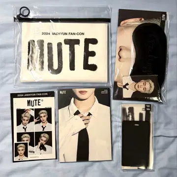 nct127 재현 MD MUTE 포토카드 슬로건 안대