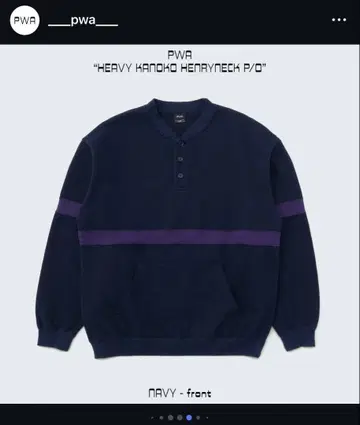 PWA HEAVY KANOKO HENRYNECK P/O navy
