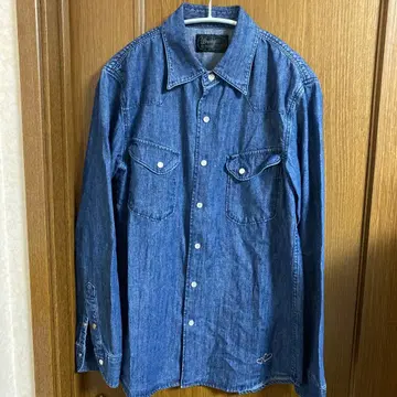 nano universe wrangler 데님 웨스턴 셔츠