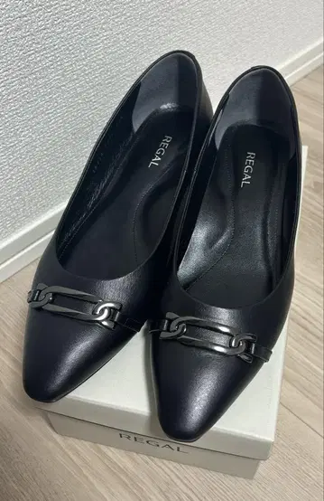 [ 새상품급 ] REGAL 펌프스 블랙 24.5cm