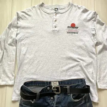 90s USA COTTON DELUXE 헨리넥