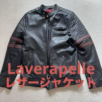 새상품급 Laverapelle 남성용 천연 가죽 가죽 자켓