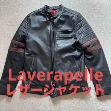 새상품급 Laverapelle 남성용 천연 가죽 가죽 자켓