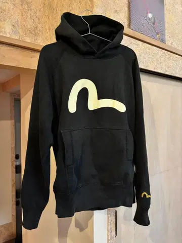 에비수 EVISU 후드티 블랙