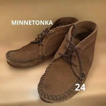 MINNETONKA 미네통카 모카신 숏부츠 브라운