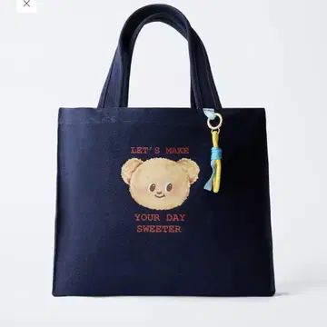 ZARA SHOPPER DENIM BUTTERBEAR 토트백