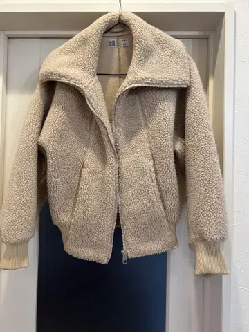 Uniqlo U 플리스 자켓 M 베이지