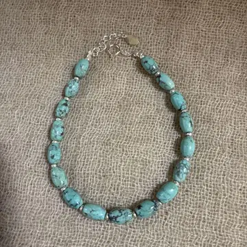 터콰이즈 카렌 실버 팔찌